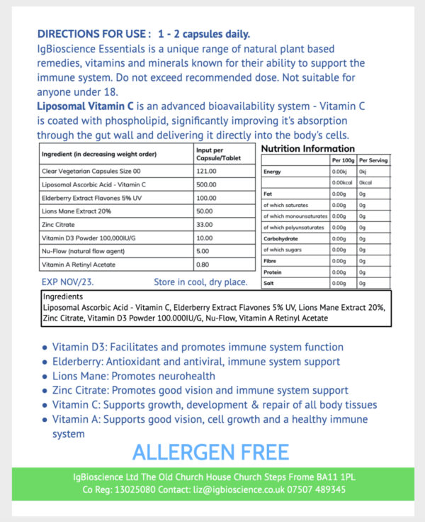 IgTumeric+ and Vitamin D3 Complex - Subsciption SOLD OUT - Image 16